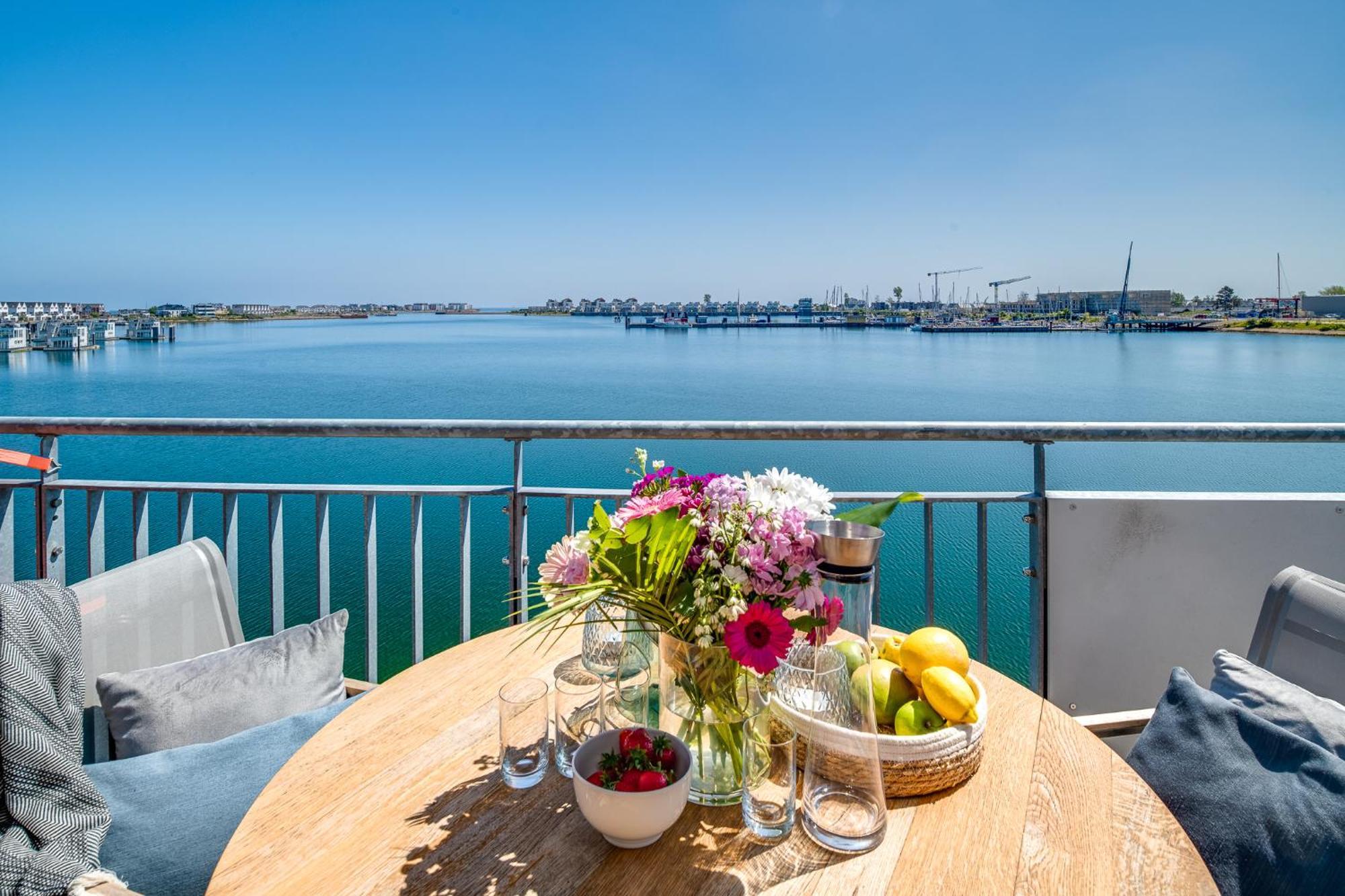 Sea Apartment Mojo- Meerblick, Infrarotauna, Terrasse 奥尔本尼兹 外观 照片